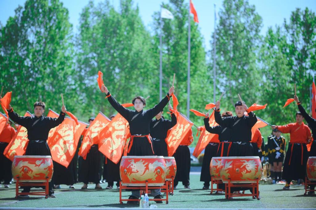 今天,德州职院第17届田径运动会开幕