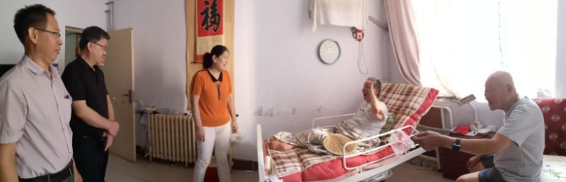 带着对老党员的牵挂